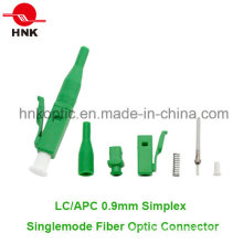 LC APC 0.9mm Simplex Singlemode Glasfaserverbinder